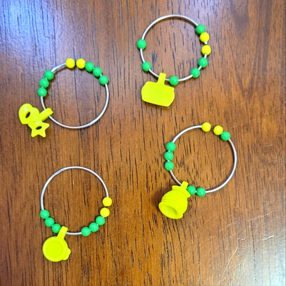 Tupperware Wine Charms